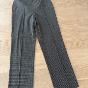 Balenciaga Black and White Checkered Fabric